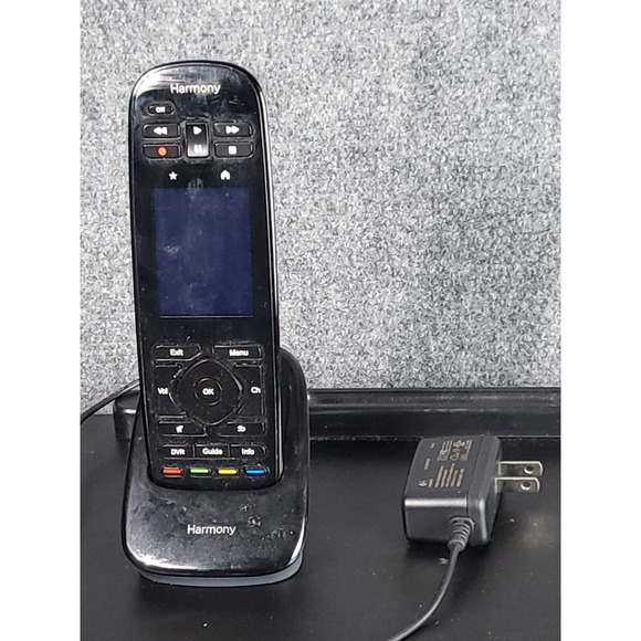 Logitech‎ Harmony Ultimate One Replacement Remote Control N-R0007 + Cradle Home - Picture 1 of 9